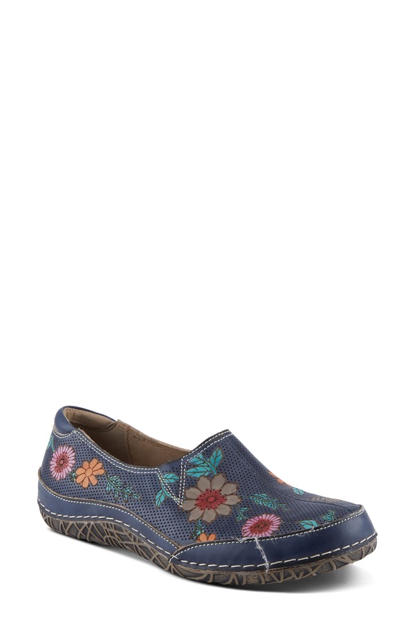 スプリングステップ レディース シューズ パンプス L'Artiste by Spring Step L'Artiste Libora Slip-On Flat Navy Multi ネイビー 27,232円