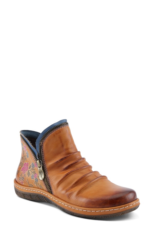 発条足取り レディース シューズ ブーツ・レインブーツ L\u0027Artiste by Spring Step Chesapeake Bootie Camel 駱駝