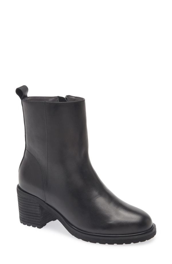 ショコラブルー レディース シューズ ブーツ・レインブーツ Chocolat Blu Nadi Bootie Black Leather ブラック