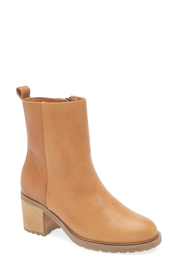 ショコラブルー レディース シューズ ブーツ・レインブーツ Chocolat Blu Nadi Bootie Tan Leather タン