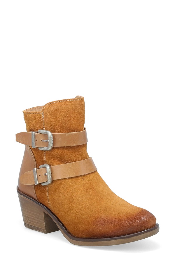 ミズムーズ レディース シューズ ブーツ・レインブーツ Miz Mooz Dayla Moto Bootie Wheat Suede|ReVida 店
