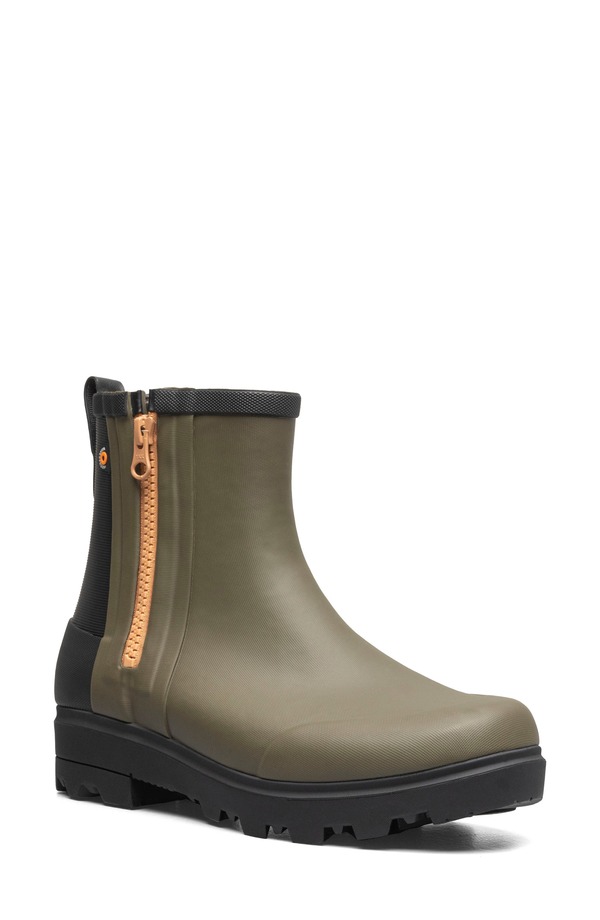 ボグス レディース シューズ ブーツ・レインブーツ Bogs Holly Waterproof Rain Boot Army Green 緑であること