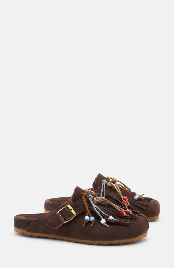 スカロッソ レディース シューズ 踵 サンダル SCAROSSO Gea Sandals Brown - Suede 赤銅色