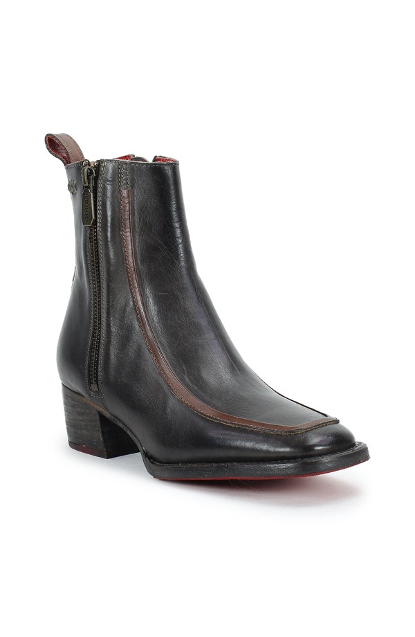 ベッドステュ レディース シューズ ブーツ・レインブーツ アンクル Bed Stu Bitsy Ankle Boot Black Teak Rustic ブラック