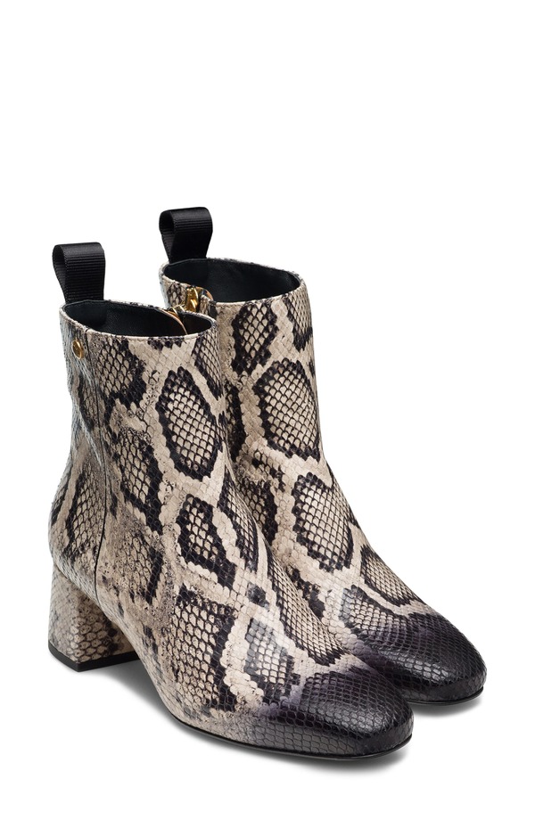 マグナーニ レディース シューズ ブーツ・レインブーツ Magnanni Arlyne Snakeskin Embossed Bootie Beige Faux Python ベージュ
