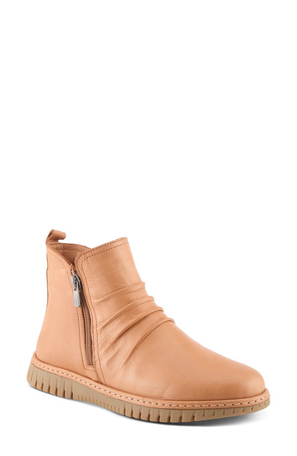 発条足取り レディース シューズ ブーツ・レインブーツ Spring Step Rosado Bootie Camel 駱駝