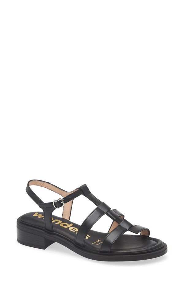 ワンダーズ レディース シューズ ヒール サンダル Wonders Janet Strappy Sandal Iseo Black ブラック 40,170円