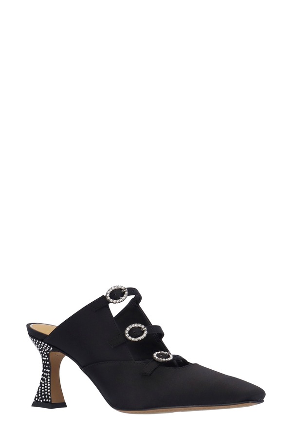 ジェイレニー レディース シューズ 踵 J. Rene Soyer Mule Black 黒いこと