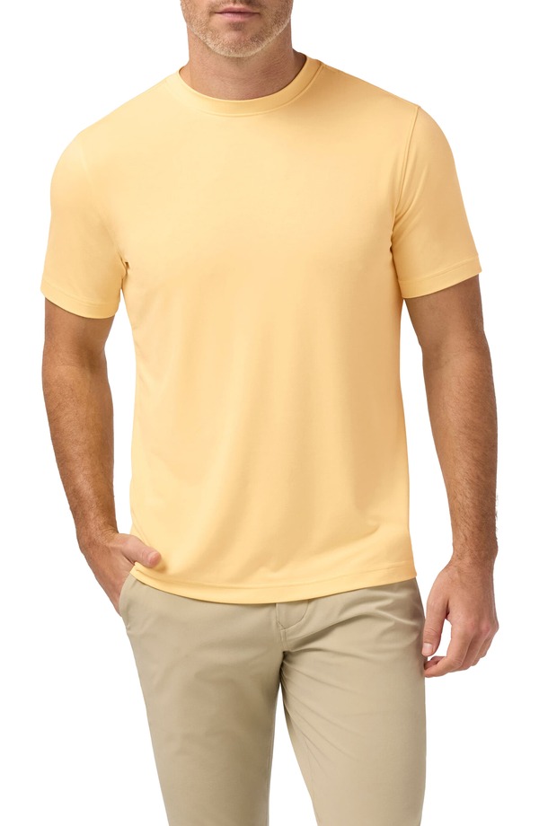 ミズンメイン メンズ トップス Tシャツ Mizzen+Main Knox Performance T-Shirt Cornsilk