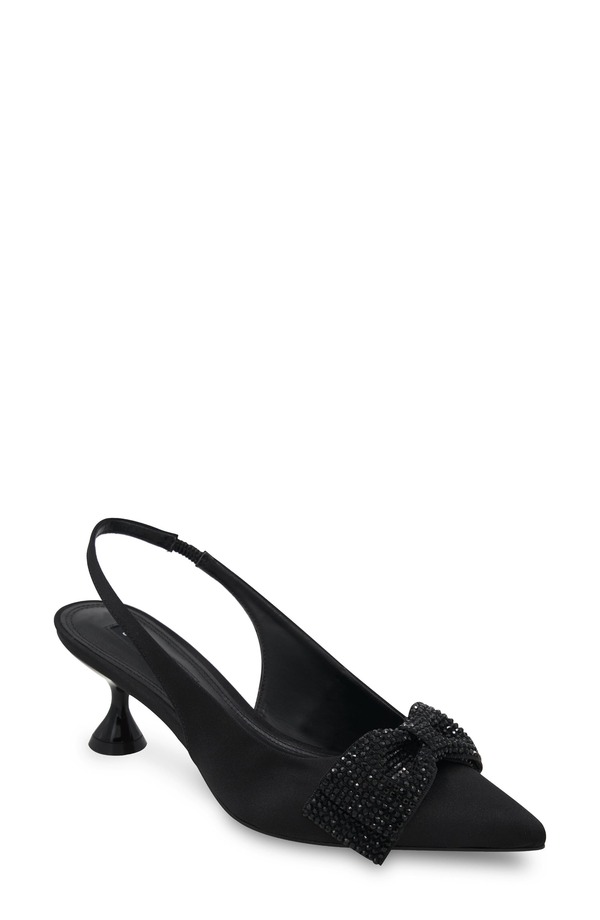 ビーシービージーマックスアズリア レディース シューズ 踵 BCBGMAXAZRIArchie Pointed Toe Slingback Pump Black 黒いこと