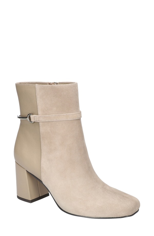 ベラヴィータ レディース シューズ ブーツ・レインブーツ Bella Vita Quincy Boot Almond Kidsuede Leather