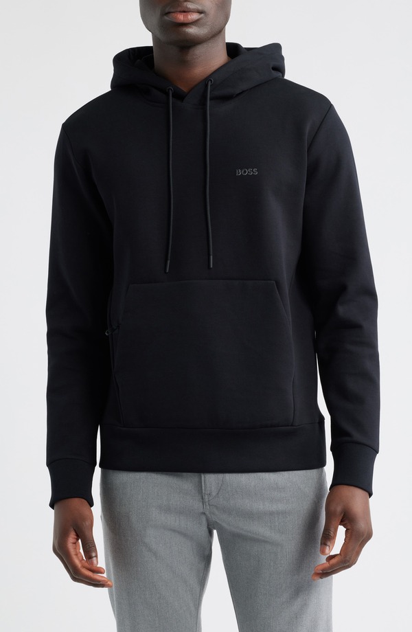 ボス メンズ アウター パーカー・スウェット BOSSoody Hoodie Black ブラック