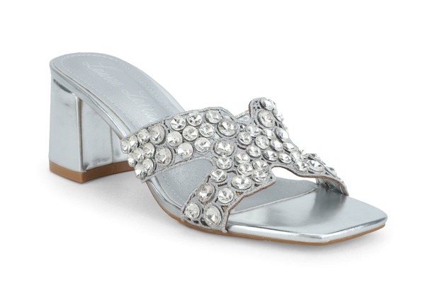 ローレンローライン レディース シューズ 踵 サンダル Lauren Lorraine Sassy Sandalsilver しろがね色