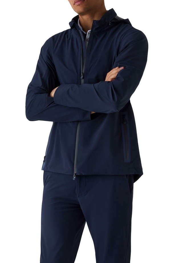 グレイソン メンズ アウター ジャケット・ブルゾン フーデッドジャケット Greyson Chenoa Wateresistant Hooded Jacket Maltese Blue ブルー|ReVida 店