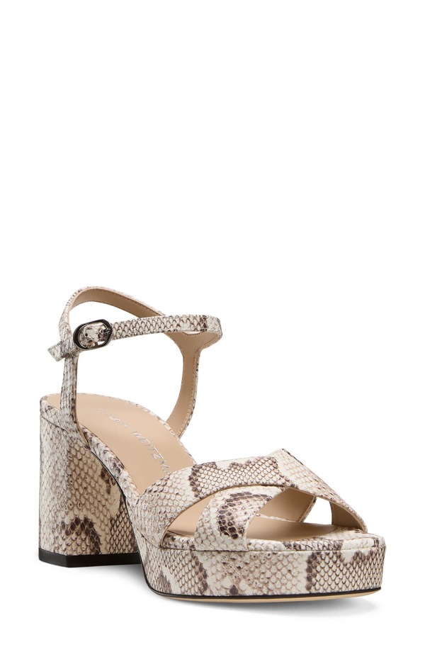 スチュアート ワイツマン レディース シューズ 踵 プラットホーム Stuart Weitzman Dayna Platform 80 Cream. 皮膚軟化剤