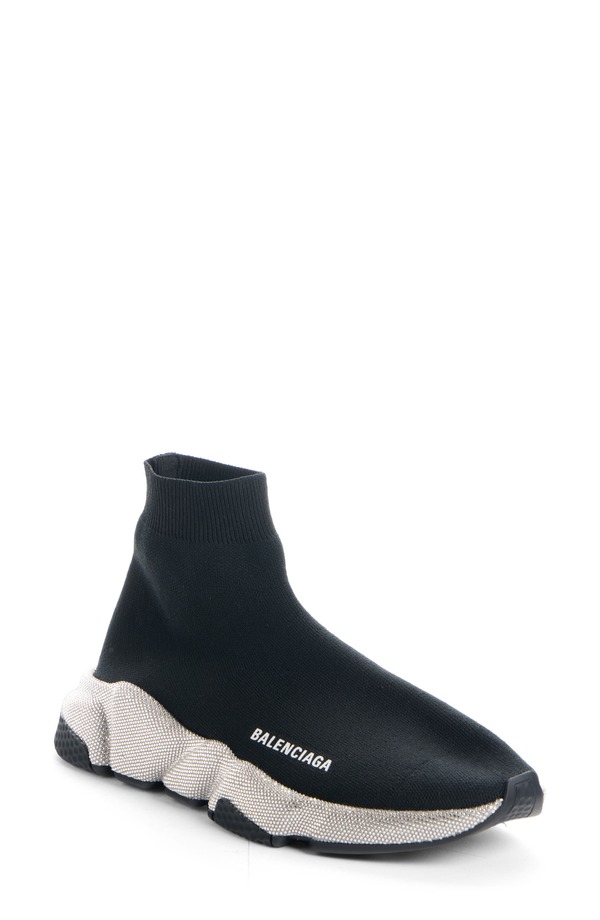 バレンシアガ レディース シューズ スニーカー Balenciaga Strasspeed 2.0 Sneaker Black/ Crystal ブラック｜ReVida 店