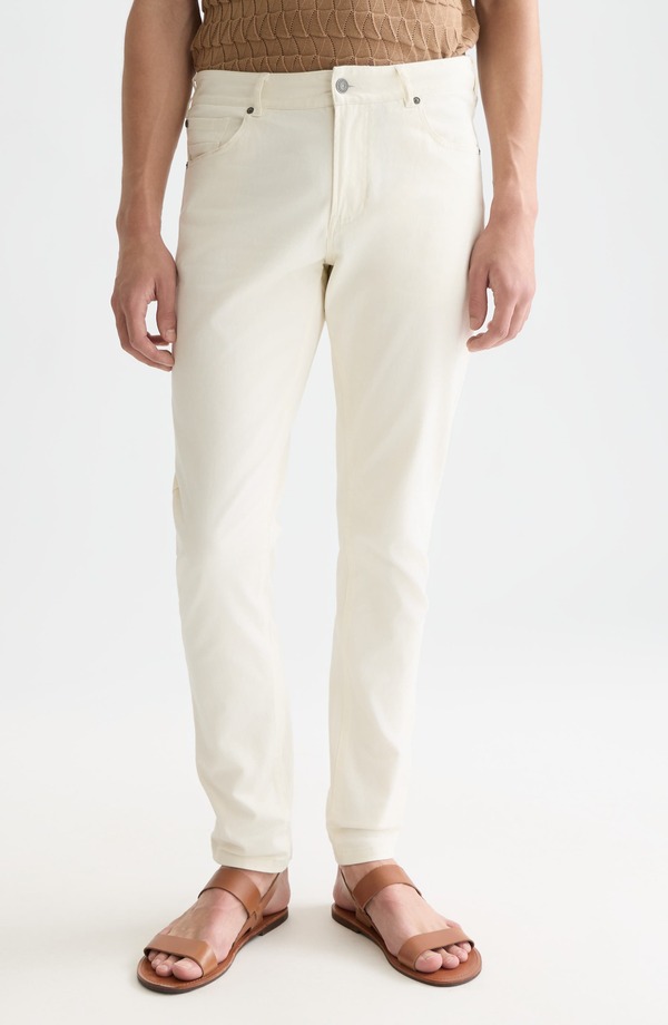 スコッチアンドソーダ メンズ ボトムス カジュアルパンツ スリムフィット Scotch & Soda Ralston Stretch Twill Slim Fit Pants Eggnog|ReVida 店