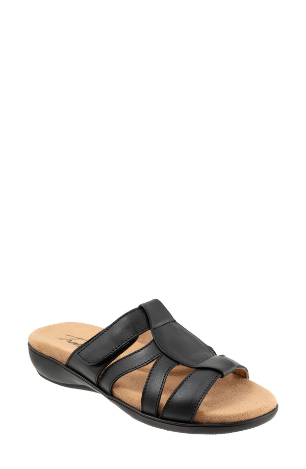 トロッターズ レディース シューズ 踵 サンダル Trotters Ramona Slide Sandal Black 黒いこと
