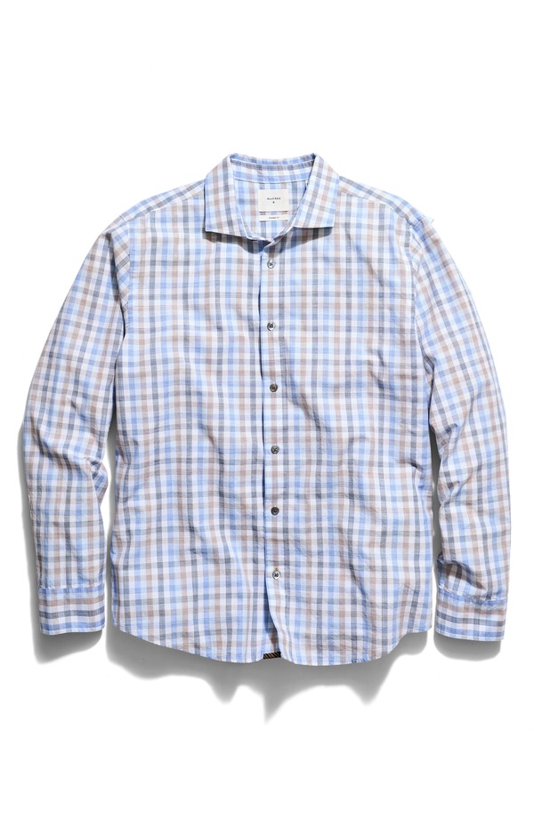ビリーレイド メンズ トップス シャツ Billy Reid Hutcheson Tattersall Plaid Button-Up Shirt Blue Multi ブルー