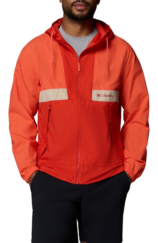 コロンビア メンズ アウター 上衣・上衣 Columbia Spire Valley Waterepellent Windbreaker Zing/ Super Sonic/ Ancient