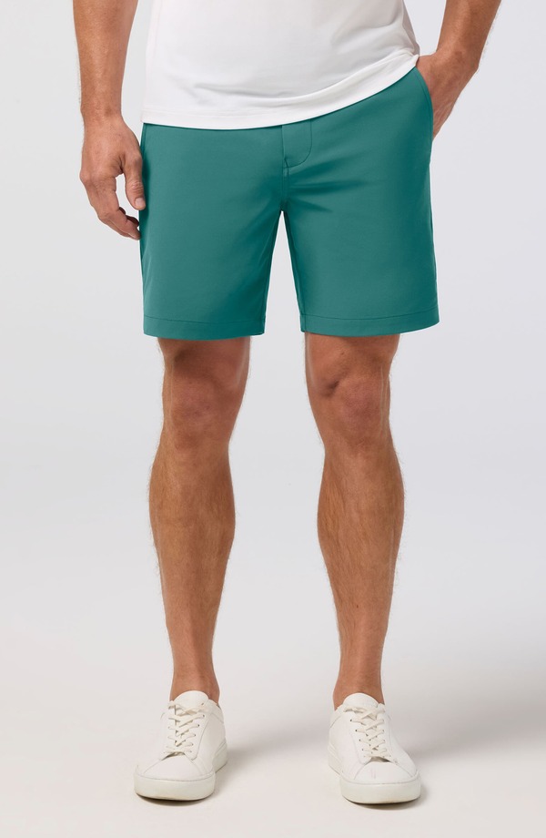ミズンメイン メンズ ボトムス 二分の一ズボン下・さる股引き 遊撃手ズボン下 Mizzen+Main Helmsman Flat Front Performance Golf Shorts Balsam