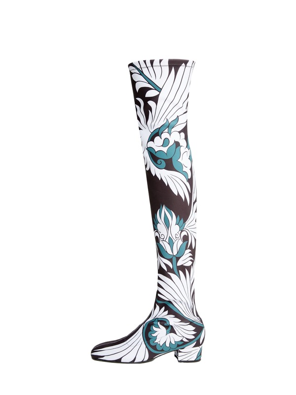 ラ・ダブル・ジェイ レディース シューズ ブーツ・レインブーツ La DoubleJ Edie High Boots Mix Tiles Ottanio Mix Tiles Ottanio