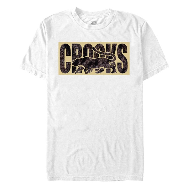 クルークスアンドキャッスル メンズ トップス Tシャツ プリント グラフィック Men's Crooks & Castles Tiger Fur Print Graphic T-Shirt White ホワイト