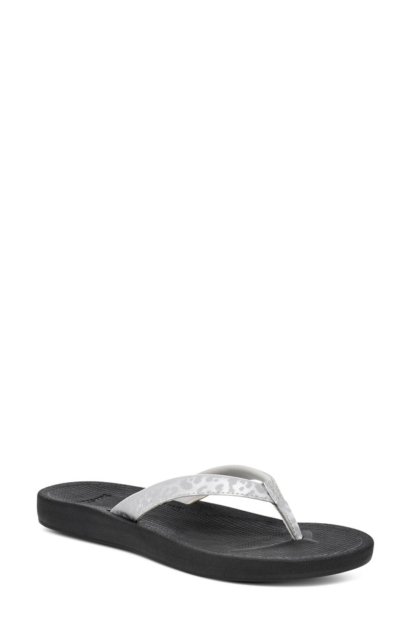 サヌーク レディース シューズ サンダル Sanuk Cosmic Shores Water Friendly Flip Flop Black ブラック｜ReVida 店