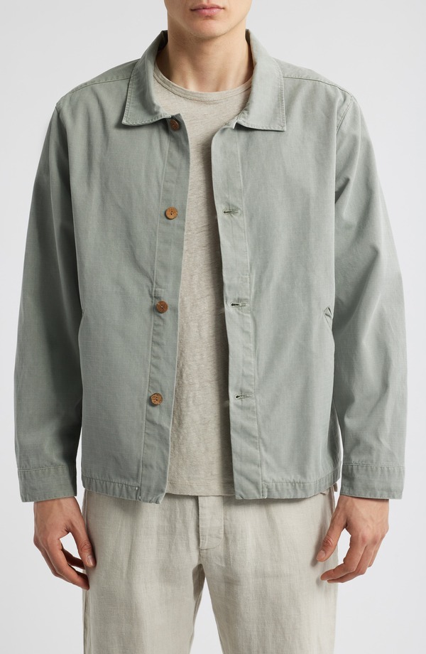 アレックスクレーン メンズ アウター ジャケット・ブルゾン コットン ALEX CRANE Pac Organicotton Ripstop Shell Jacket Jade