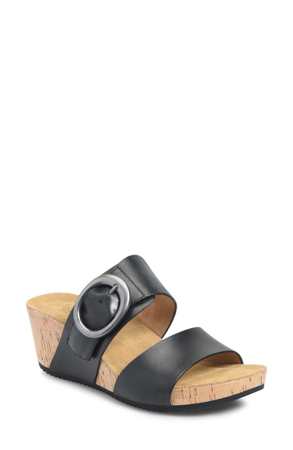 コンフォーティバ レディース シューズ サンダル プラットフォーム Comfortiva Elizabeth Platform Wedge Slide Sandal Black ブラック 29,452円