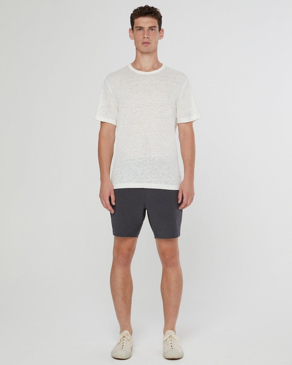 オニア メンズ ボトムス ハーフパンツ・ショーツ Onia 4-Way Stretch Versatility Short 7" Charcoal チャコール|ReVida 店