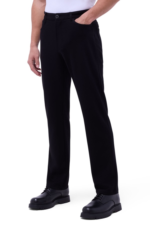 ブガッチ メンズ ボトムス カジュアルパンツ Bugatchi Softouch Five Pocket Pants Black ブラック