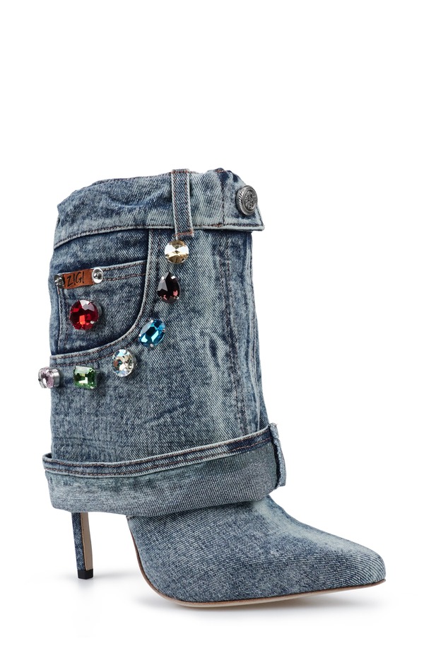 ジジ レディース シューズ ブーツ・レインブーツ ZIGI Ravenn Bootie Denim ジーンズ