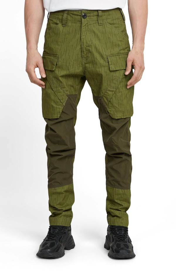 ジースター メンズ ボトムス カジュアルパンツ G-STAR 3D Regular Tapered Cargo 3.0 Pants Mayfly Rain Camo