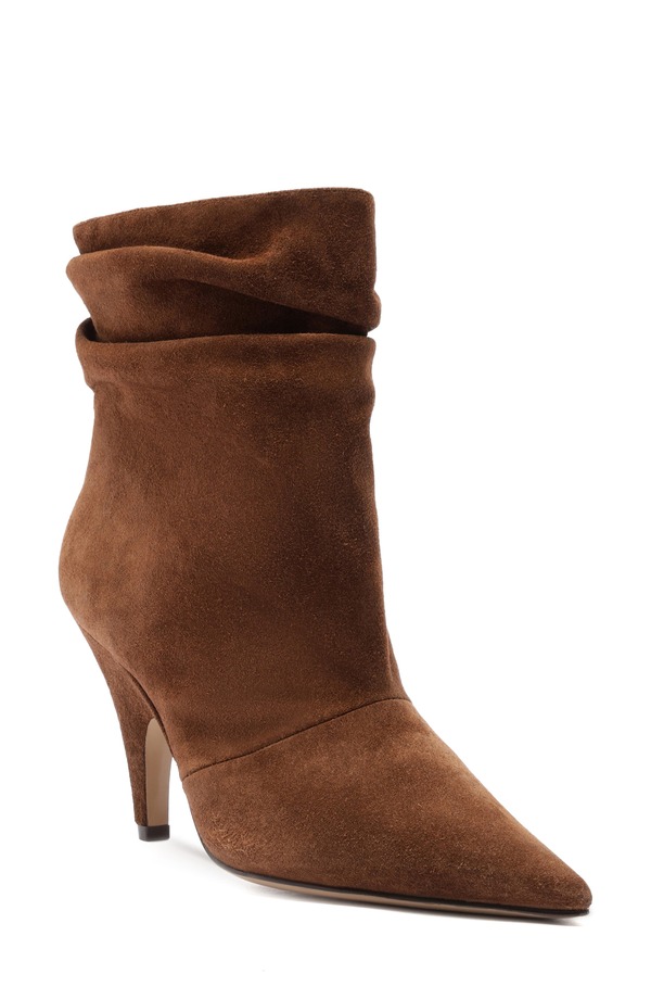 アレクサンドラ鳥類マン レディース シューズ ブーツ・レインブーツ Alexandre Birman Tati Pointed Toe Slouch Bootie Rich Brown 赤銅色