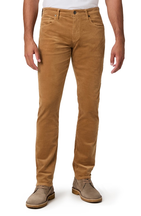 ペイジ メンズ ボトムス カジュアルパンツ スリムフィット コーデュロイ PAIGE Lennox Slim Fit Corduroy Pants Palomino｜ReVida 店