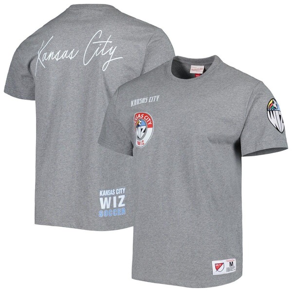 ミッチェル\u0026ネス メンズ トップス Tシャツ Men Mitchell \u0026 Ness Heather Gray Sporting Kansas City Tee Heather Gray グレー