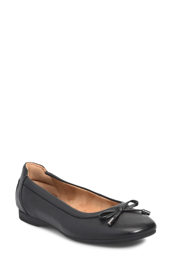コンフォーティバ レディース シューズ パンプス Comfortiva Keegan Ballet Flat Black ブラック｜ReVida 店