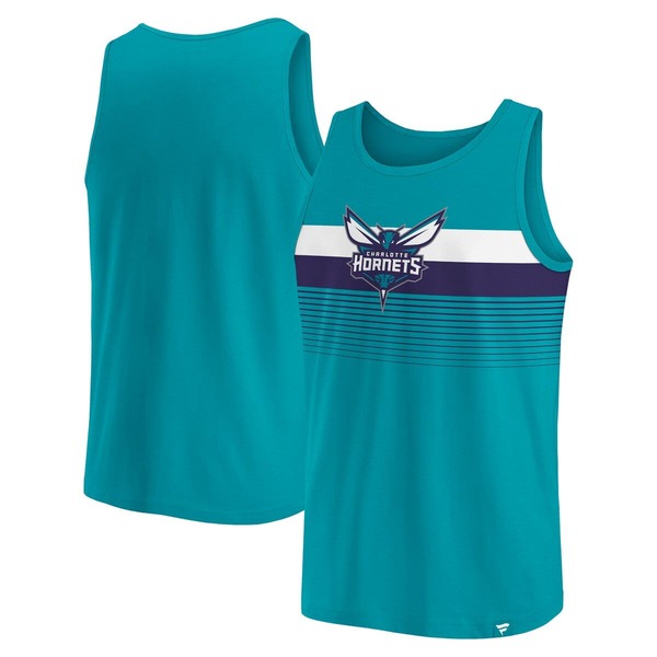 ファナティクス メンズ トップス プルオーバー Men\u0027s Fanatics Branded Teal Charlotte Hornets Wild Game Tank Top Teal ティール
