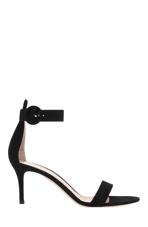 ジャンヴィト ロッシ レディース シューズ サンダル Gianvito Rossi Portofino 70 Sandals Black ブラック｜ReVida 店