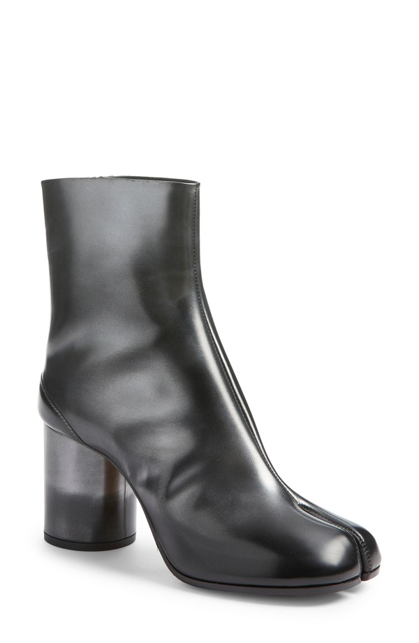 マルタンマルジェラ レディース シューズ ブーツ・レインブーツ アンクル Maison Margiela Tabi Ankle Boot Silver/ Black 黒いこと