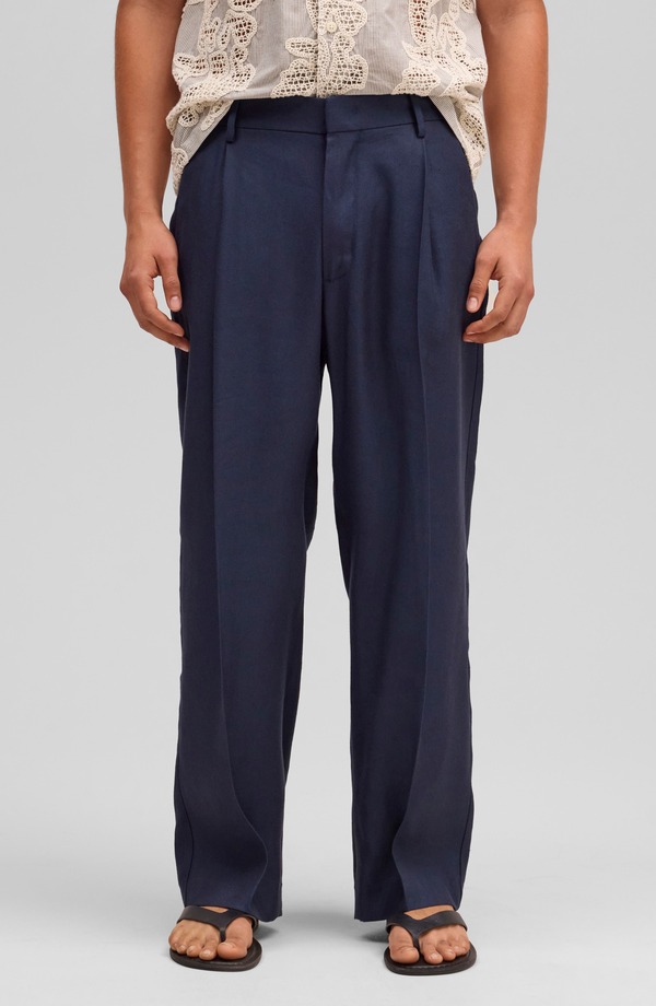 NN07 メンズ ボトムス カジュアルパンツ リラックスフィット NN07 Kay Relaxed Fitwill Trousers Deep Navy ネイビー
