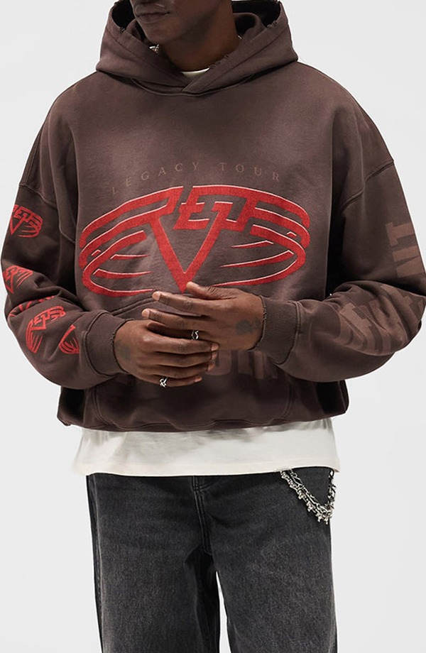 リプレゼント メンズ アウター パーカー・スウェット グラフィック Represent Living Legacy Tour Graphic Hoodie Nero