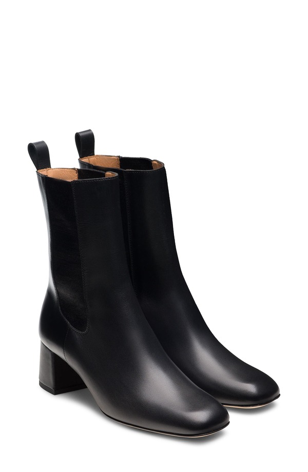 マグナーニ レディース シューズ ブーツ・レインブーツ チェルシーブーツ チェルシー 踵 Magnanni Elayne Block Heel Chelsea Boot Black 黒いこと