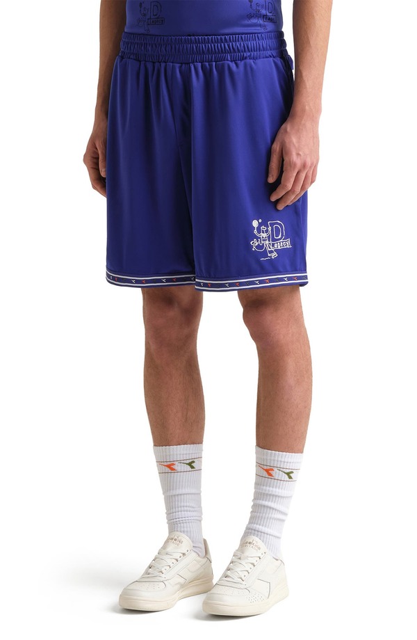 ディアドラ レディース ボトムス ハーフパンツ・ショーツ ショートパンツ 刺繍 Diadora Legacy Embroidered Piqu Soccer Shorts Navy ネイビー