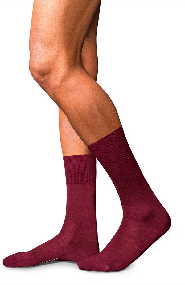 ファルケ メンズ アンダー御召しもの ソックス 毛糸 Falke No. 6 Merino Wool Blendressocks Barolo-8596