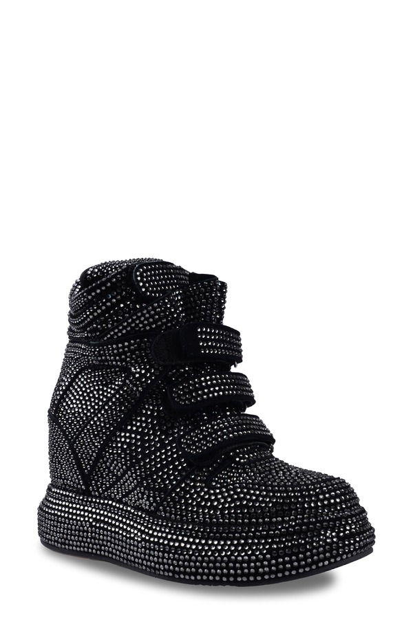 ジジ レディース シューズ ブーツ・レインブーツ ZIGI Raelynn Crystal Embellished Bootie Black 黒いこと