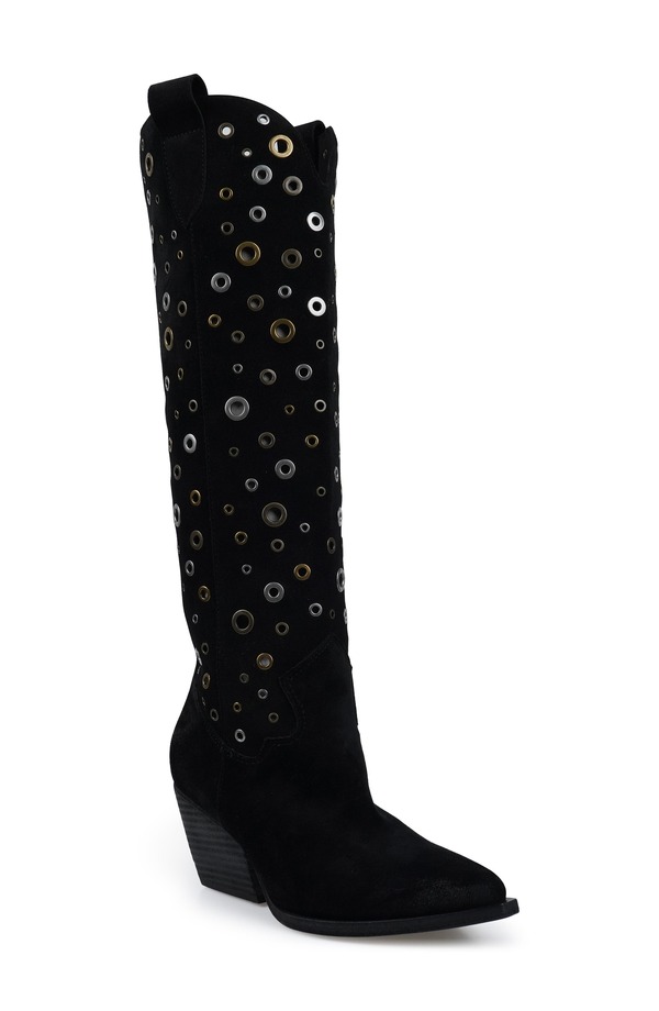 ジジ レディース シューズ ブーツ・レインブーツ ZIGI Vero Knee High Boot Black ブラック｜ReVida 店