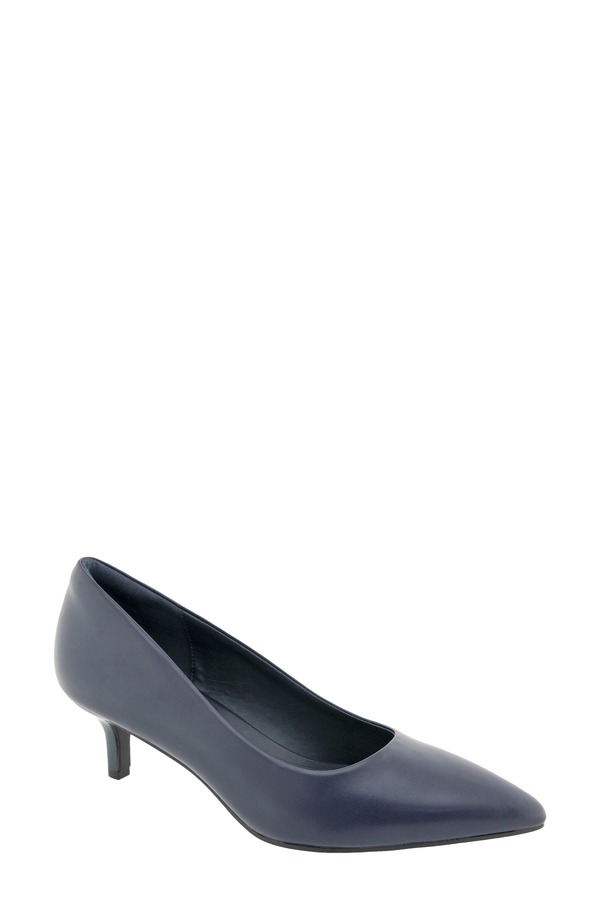 BCB ジェネレーション レディース シューズ ヒール BCBGeneration Daven Pointed Toe Kitten Heel Pump - Wide Width Available Navy ネイビー