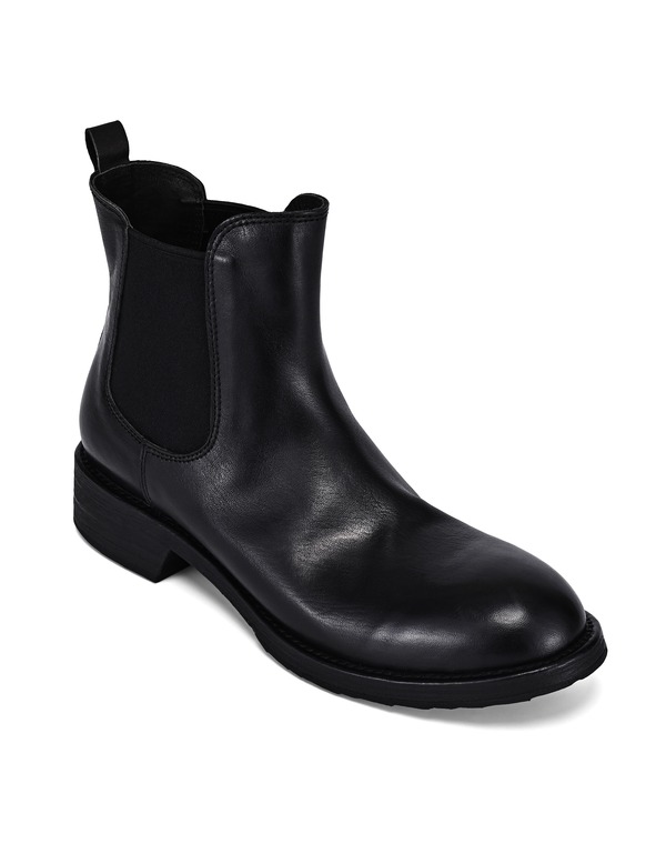 年寄りの流行り レディース シューズ ブーツ・レインブーツ チェルシーブーツ チェルシー なめし革 OLD TREND Heritagenuine Leather Hand Finished Chelsea Boot Black 黒いこと